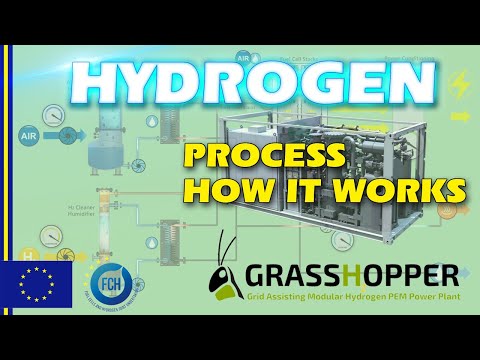 How does the process of a Hydrogen Fuel Cell Power Plant work - Grasshopper Project