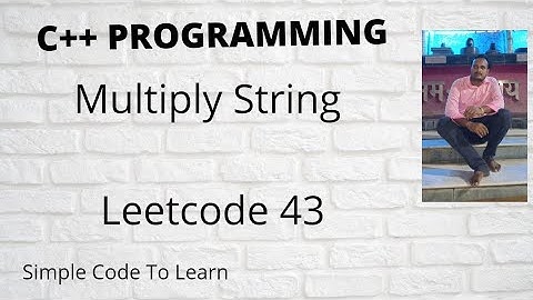 Multiply Strings  Leetcode Solution C++  ||  Leetcode 43 || C++ Microsoft Interview Question