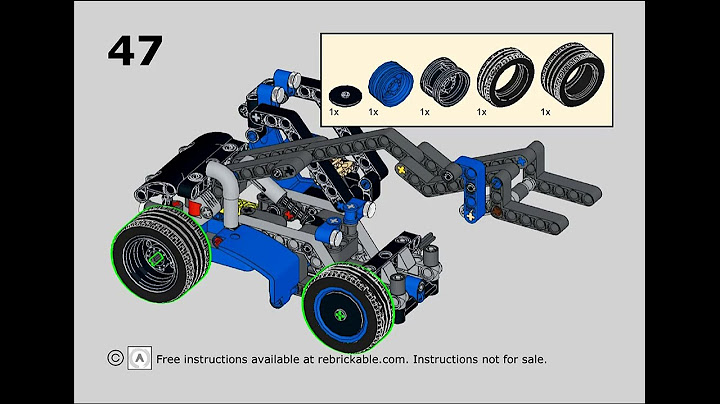 LEGO® 42164 Technic Alternate Build - Off-Road Race Buggy - Telehandler