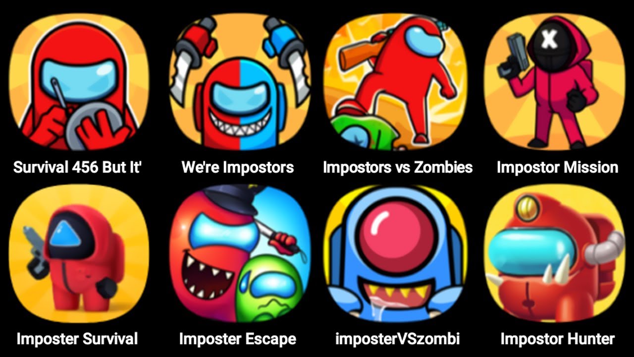 Survival 456, We're Impostors, Impostors Vs Zombies, Impostor Mission, Imposter Survival