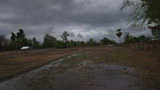 สุดท้าย วันนี้ก็มาถึง #พายุฝนกำลังมา ตกแรงมากด้วย เย็นฉ่ำเลย 🥰🥰