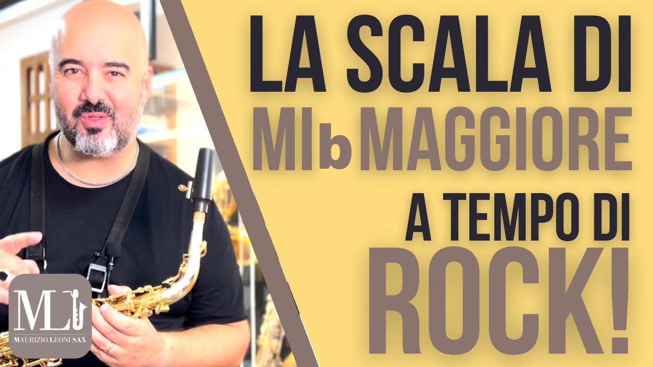 Impara la scala di mib maggiore a tempo di rock con Maurizio
