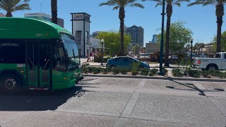 Orlando LYNX: 2016 40ft Gillig BRT Plus CNG #257-416 On Link 48 Exiting LYNX Central Station