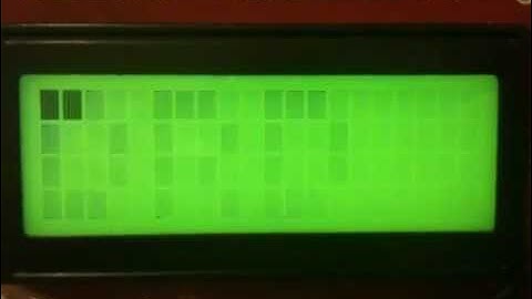 LCD Animated large text
