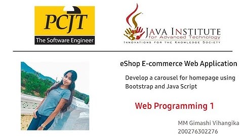 Web Project Task 7 | 1st Year | Semester 01 | Java Institute