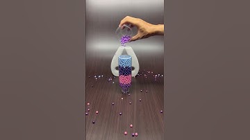 🧘‍♂️ Mindful Relaxation ASMR - Satisfying Reverse Beads Therapy 🌙🌟 #asmrshorts #stressrelief