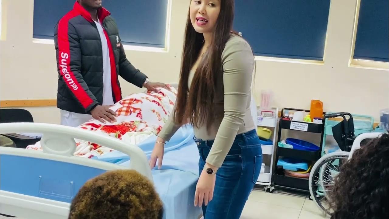 CNA Making an occupied Bed Full video CNA bedmaking YouTube