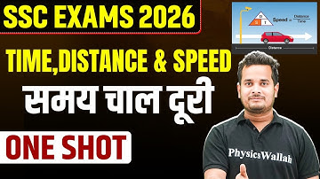 SSC Exams 2026 | Time, Distance & Speed (समय चाल दूरी) | SSC Maths Classes 2026 | Shubham Sir