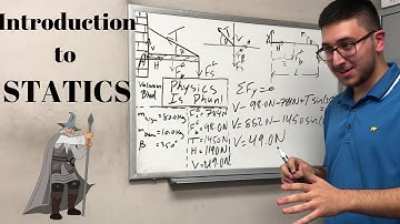 Introduction to Statics - The stuff you do in Statics on the FIRST DAY!