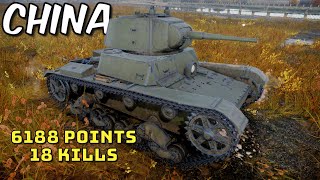 6188 Points18 Kills - China - Realistic Battles - War Thunder Gameplay 1440P 60Fps