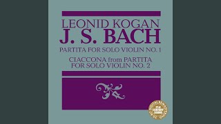 Partita No. 2 in D Minor（Chacona）