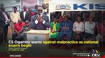CS Ogamba warns against malpractice as national exams begin