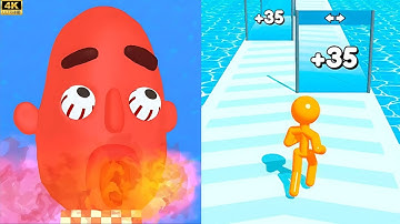 Sandwich Runner VS Tall Man Run - Satisfying ASMR Gameplay ALL Levels NEW UPDATE Gameplay Android