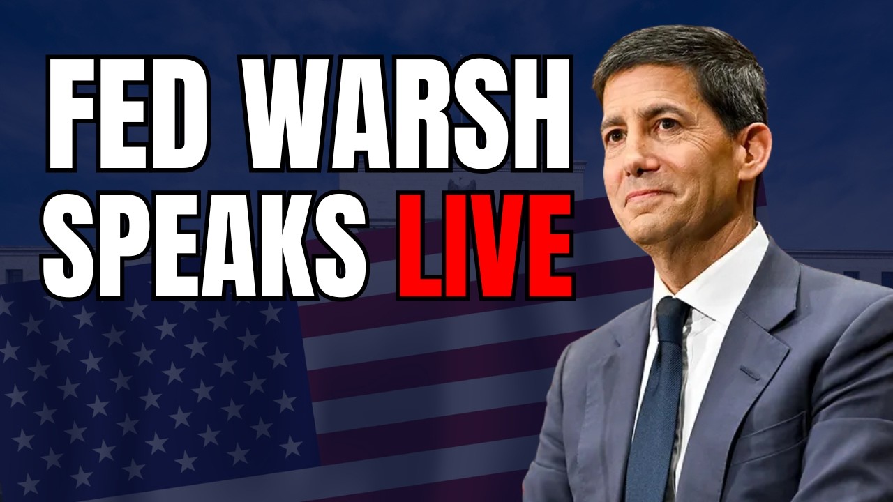 🔴 FED LIVE: Kevin Warsh FED Speaks | Rate Hikes, Inflation, Interest Rate Decision