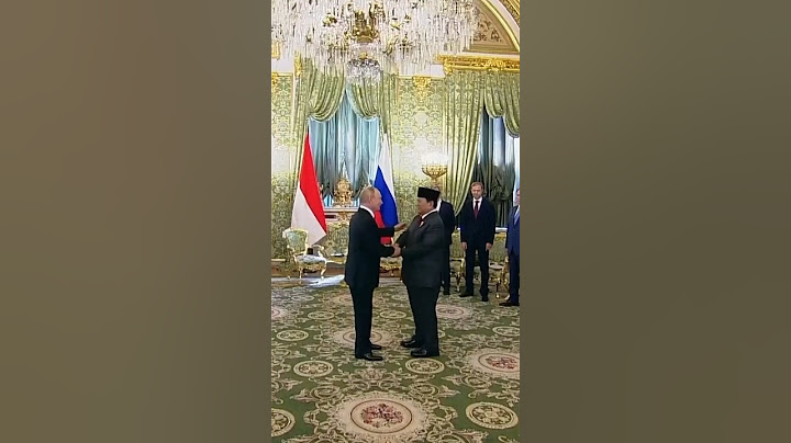 Putin Rusia Bertemu dengan Prabowo Indonesia di Moskow