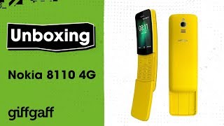 Nokia 8110 4G | Phone Unboxing | giffgaff