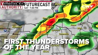Near-record breaking temperatures and thunderstorms Saturday across CNY