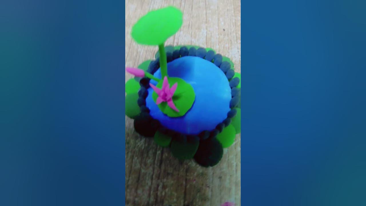 Water lily 🪷🪷 #subscribe #support #shorts #unfezzmyaccount #artandcraft #song