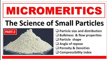 MICROMERITICS | PART-2 | PARTICLE SIZE | PARTICLE SIZE DISTRIBUTION | DETERMINATION |