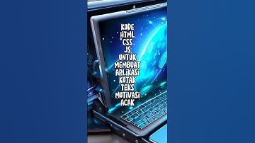 Kode HTML CSS JS Untuk Membuat Ai Kotak Teks Motivasi Acak #arozebuayt #html #css #tips #pemrograman