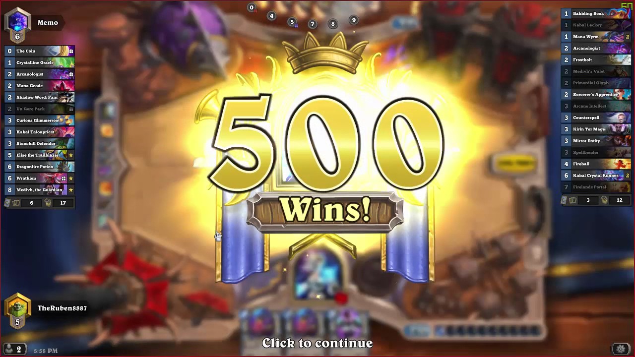 [Hearthstone] Getting the Golden Mage Hero!