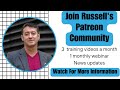 Join Russell&#39;s Patreon Community &amp; Free Webinar