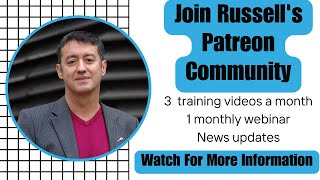 Join Russell&#39;s Patreon Community &amp; Free Webinar