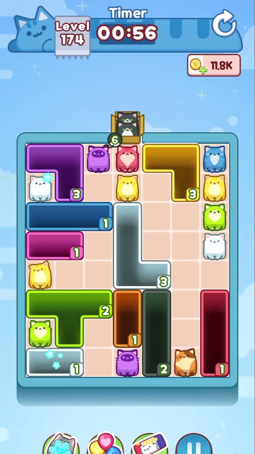 Drop the cat] Level 174 - YouTube