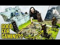 Playing on BIGGEST wargaming board YouTube History! MINAS TIRITH Lord of the Rings Warhammer Scenery