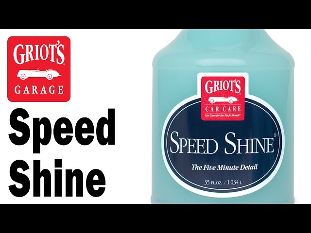 GRIOT'S GARAGE - Speed Shine Review & Spray On Wax Review + UNBOXING 