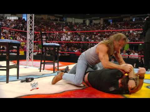 Chris Jericho throws HBK into his Jeritron