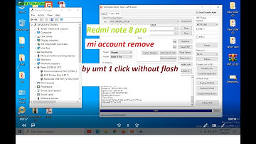 Redmi Note 8 PRO Mi Account Remove Without Flash One click UMT