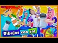 DIBUJANDO CON SAL MÁGICA / SHOW PIEDRA PAPEL O TIJERA / DIBUJOS MAGICOS / IDEAS PARA NIÑOS / Dibuja