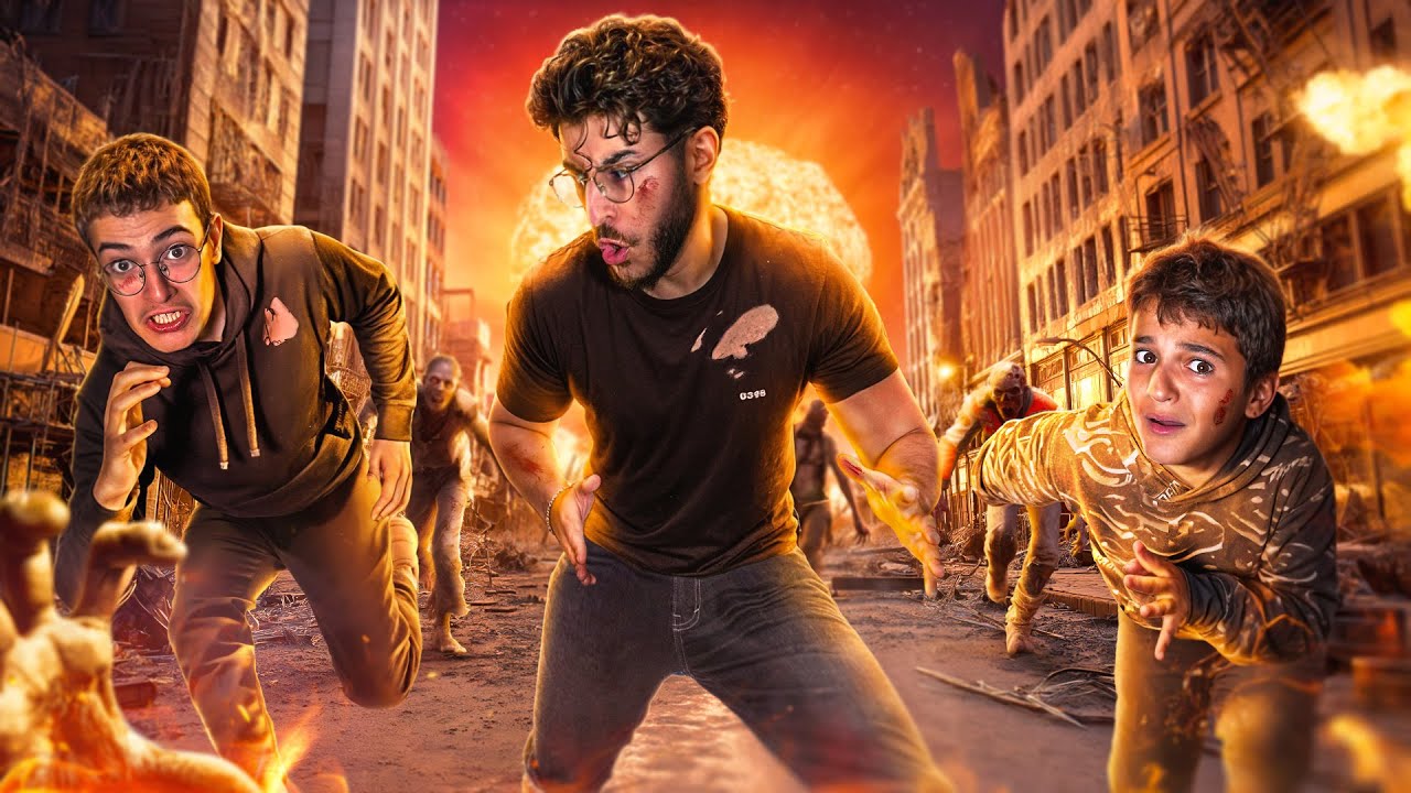 J’EMMÈNE MES PETITS FRÈRES DANS UN LIEU REMPLI DE ZOMBIES ! Il a eu la peur de sa vie..