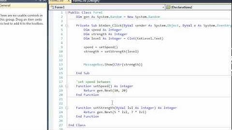 Function Tutorial - VB.Net - Create an Enemy (Pt 2)