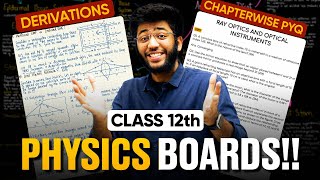 Class 12th PHYSICS All Derivations and Chapter-Wise Previous Year Questions | @ShobhitNirwan