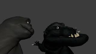 Godzilla interrupts MEWnillas session (Godzilla Meme/Blender Animation)