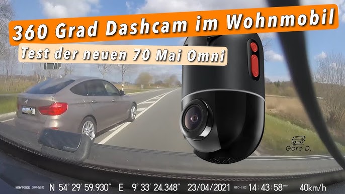 70mai Dash Cam OMNI - 360 Grad Dash Cam mit Charakter und vielen nützlichen  Assistenzsystemen REVIEW 