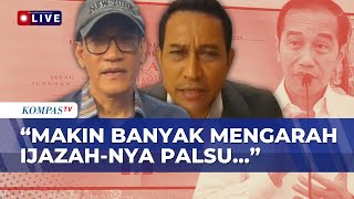 Panas! Debat Refly Harun-Waketum Bara JP Soal Klaim Baru Roy Suryo CS Soal Ijazah Jokowi: Palsu?