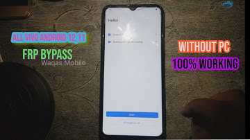 Vivo All Android 12 , 11 FRP BYPASS WITHOUT PC 100% Vivo Y33S Google Account Bypass Waqas Mobile