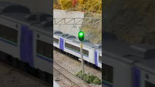 キハ183系特急オホーツク　#nゲージ #modelrailroad #鉄道模型