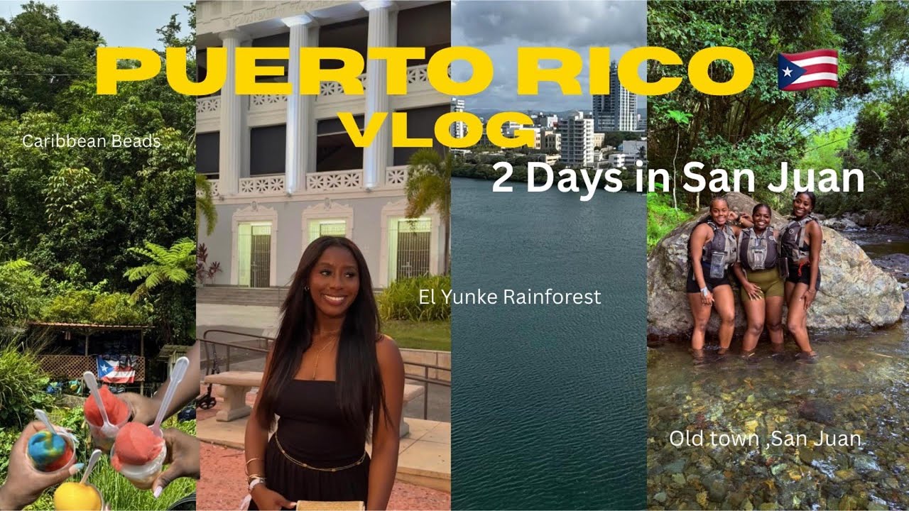 Ultimate Puerto Rico Girls Trip 2025 |El Yunke|Old San Juan|Best Food|Beach