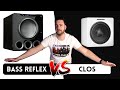 Comment choisir entre un caisson bass reflex ou un caisson clos 