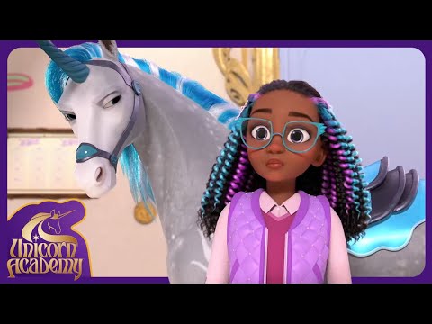 Layla Gets Caught Sneaking Out Of Class Unicorn Academy Cartoons For Kids