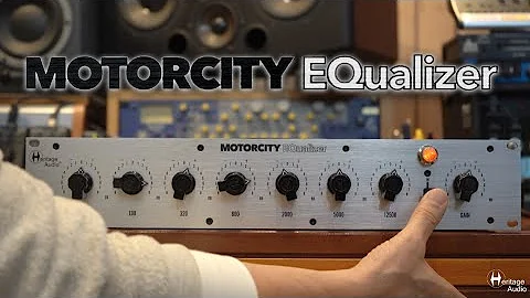 Heritage Audio - Motorcity EQ in action at Dalamix Studios