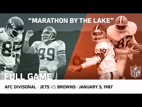 Jets vs. Browns, Marathon by the Lake, 1986 AFC Divisional Playoffs