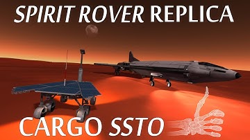 [Stock] Spirit Rover Replica to Duna With an SSTO - KSP