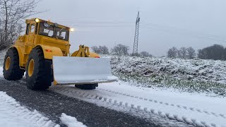 Трактор кировец К700 чистим снег kirovets aufräumarbeiten nach dem schnee