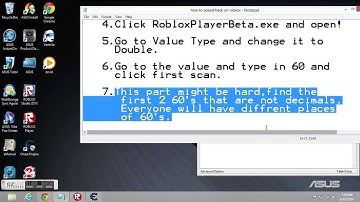 How To Speed Hack On Roblox (Cheat Engine 6.3)