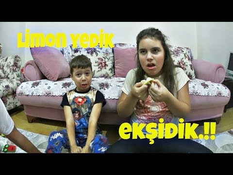 Mert' In Içi Ekşidi Aleyna Bana Mısın Demedi.! Sour Lemon Eating.